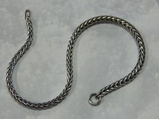 TROLLBEADS Sterling Silver Bracelet 8.7 Foxta...