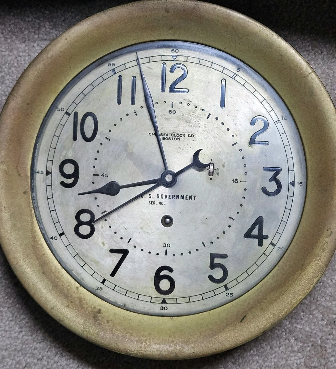 25+ United States Chelsea Antique Maritime Clocks for sale