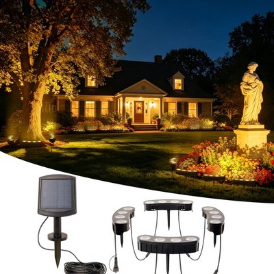 Sublume Solar Tree Lights Outdoor, Tree Spotlights with Warm White LED for