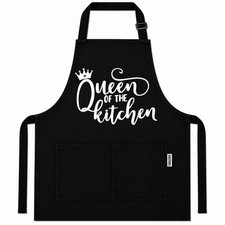 Funny Baking Apron for Women with Pockets Cute Cooking Apron Gift for Mo