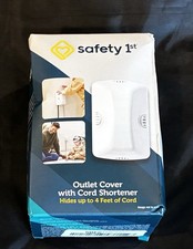 Safety 1st Plastic Full Outlet Cover Box w/ Cord Shortener/NOB