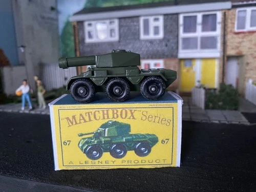 Lesney "Matchbox" 1-75 Series No67A Saladin Armoured Car 1959 In Ex-Cond Boxed