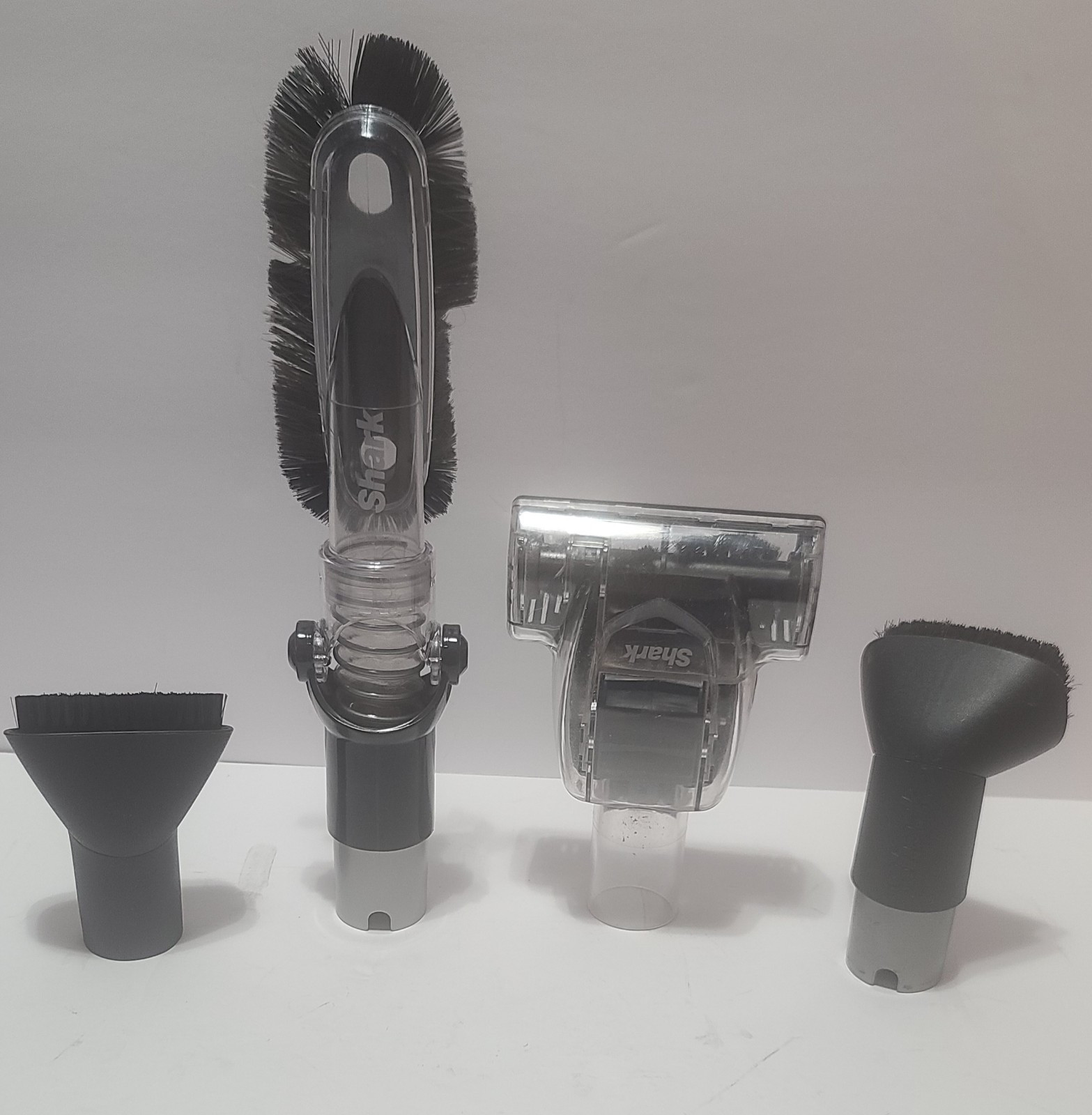 Shark Vacuum Attachments Flexible Upholstery Brush, Rotory Brush 2 Small Brushes-image