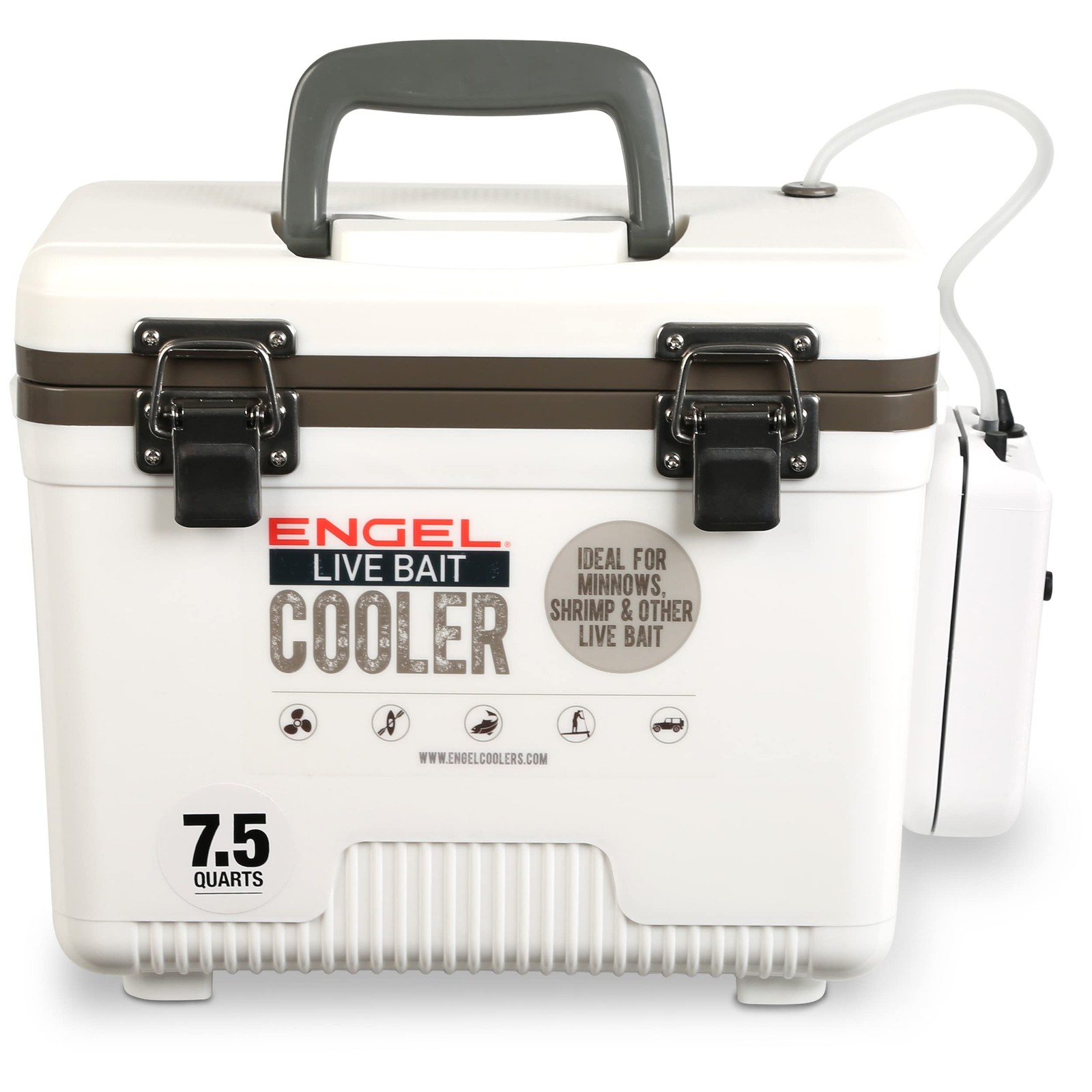 Box With 2 Speed Aerator Pump Portable Englbc7-n