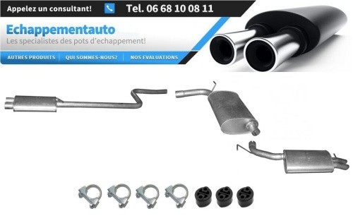 Échappement complet pour Chrysler 300M 3.5 V6 24V 1998-2004 avec homologation E