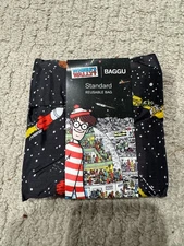 BAGGU Where's Wally? Where's Waldo? Space Standard Reuseable Bag NWT Rare