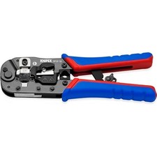 Knipex Crimping Pliers for RJ45 Western plugs burnished, with multi-component gr