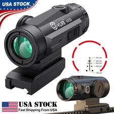 4x30 Compact Tactical Prism Scope Sight Optics Red-Illuminated BDC Reticle+Mount