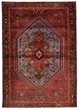 Vintage Hand-Knotted Area Rug 53 x 72 Traditi...