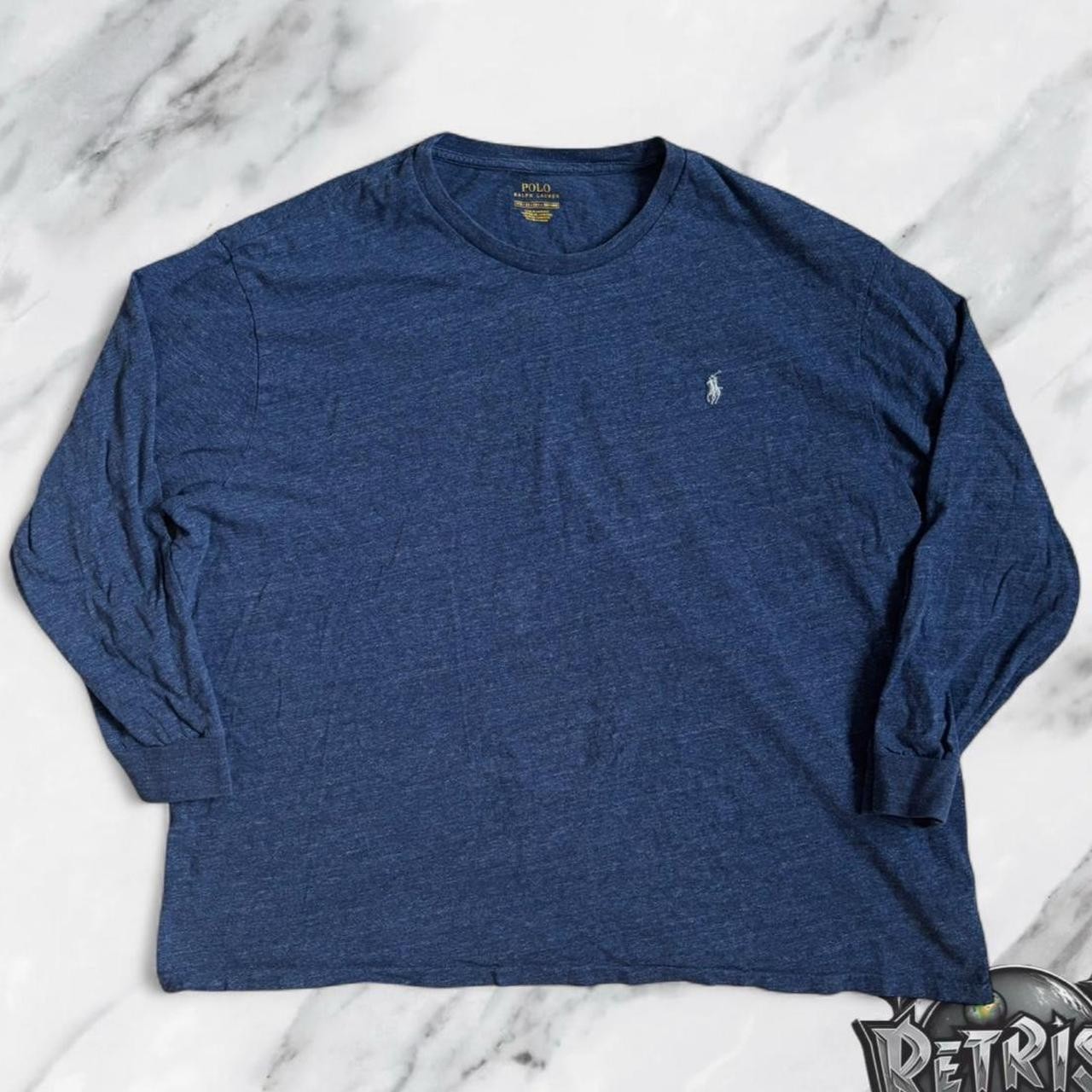 Polo Ralph Lauren men’s long sleeve blue t shirt size XXL