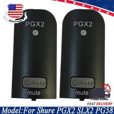 2PZ per Shure PGX2 SLX2 PG58 palmare 46x23mm nero cornice display con pulsante
