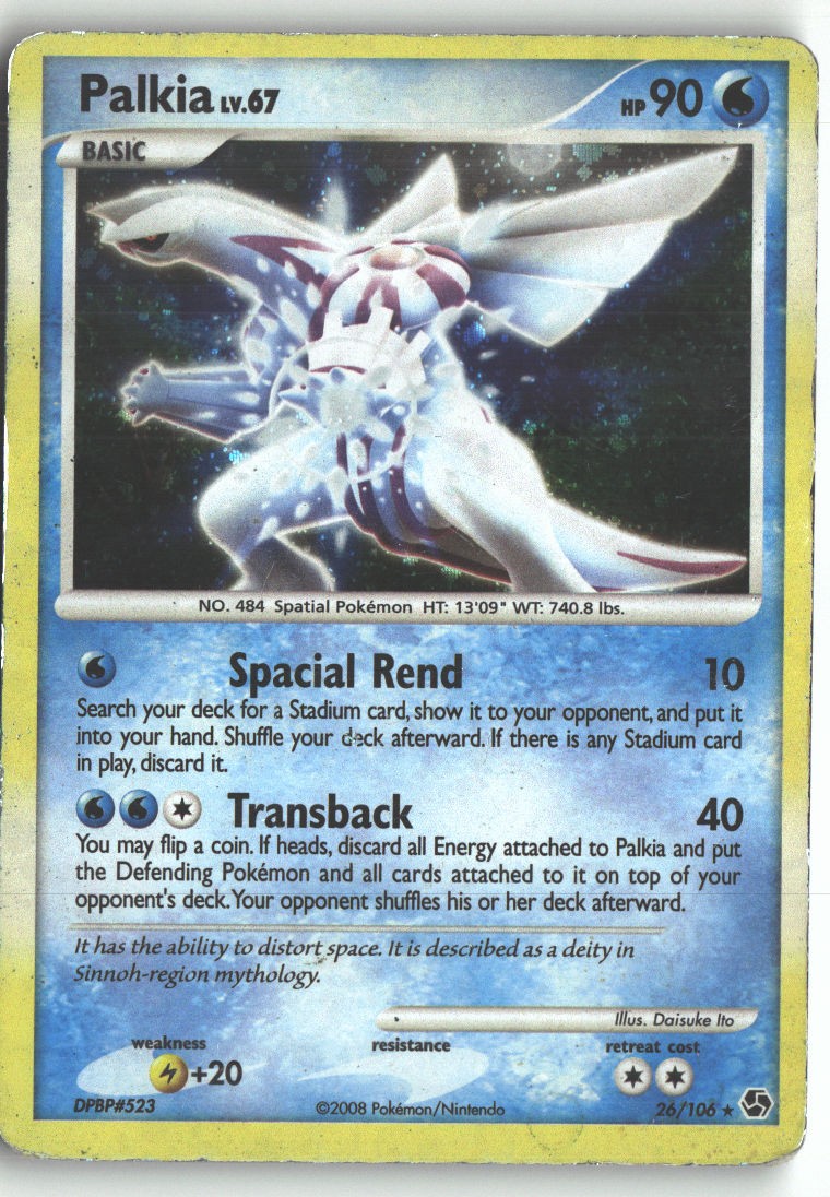 Palkia Great Encounters 26/106 HP EN Pokemon
