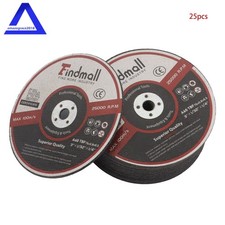 25 Pack - 3" 1/32" 1/4" Reinforced Cut-Off Wheel Die Grinder Cutting Discs