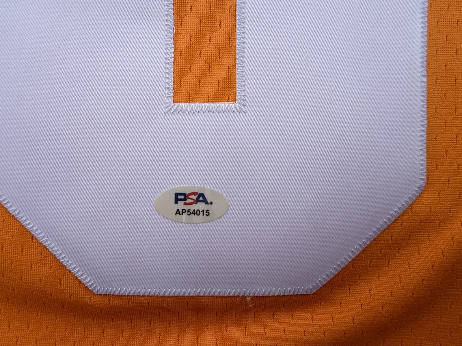 PEYTON MANNING #16 SIGNED TENNESSEE VOLUNTEERS MITCHELL & NESS JERSEY PSA/DNA view 3