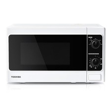 TOSHIBA 20 Liter 800W Manual Control Solo Small Microwave, Compact with 5 Power