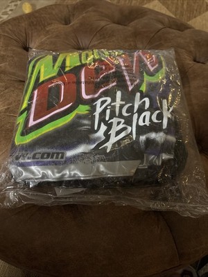 NEW SEALED Inflatable Mountain Dew Pitch Black Bottle Blow Up Limited 2004