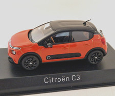 Citroen C3 Orange/Roof Black, 2016, NOREV 1:43 , 155266