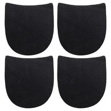 2 Pairs Rubber Shoe Heel Repair, Anti-Slip Shoe Heel Pad Black Leather Boots
