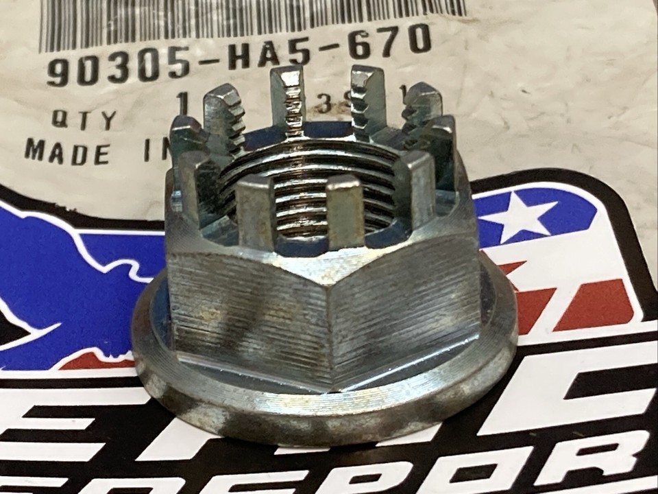 New Genuine Honda 90305-HA5-670 Nut, Axle, (20Mm) | eBay