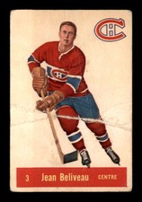 1957 Parkhurst M #3 Jean Beliveau FAIR X3546725