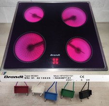 Brandt Kochfeld MC601 mit EuroKera® Glaskeramik.HFH75X1G1.2J. Garantie. ≅ Beko