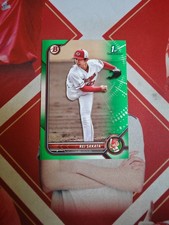2022 Bowman NPB Baseball Green 1st Rookie Rei Sakata /99