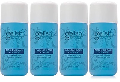 4 Pack Nail Harmony Gelish UV Gel Cleanse 4oz / 120ml