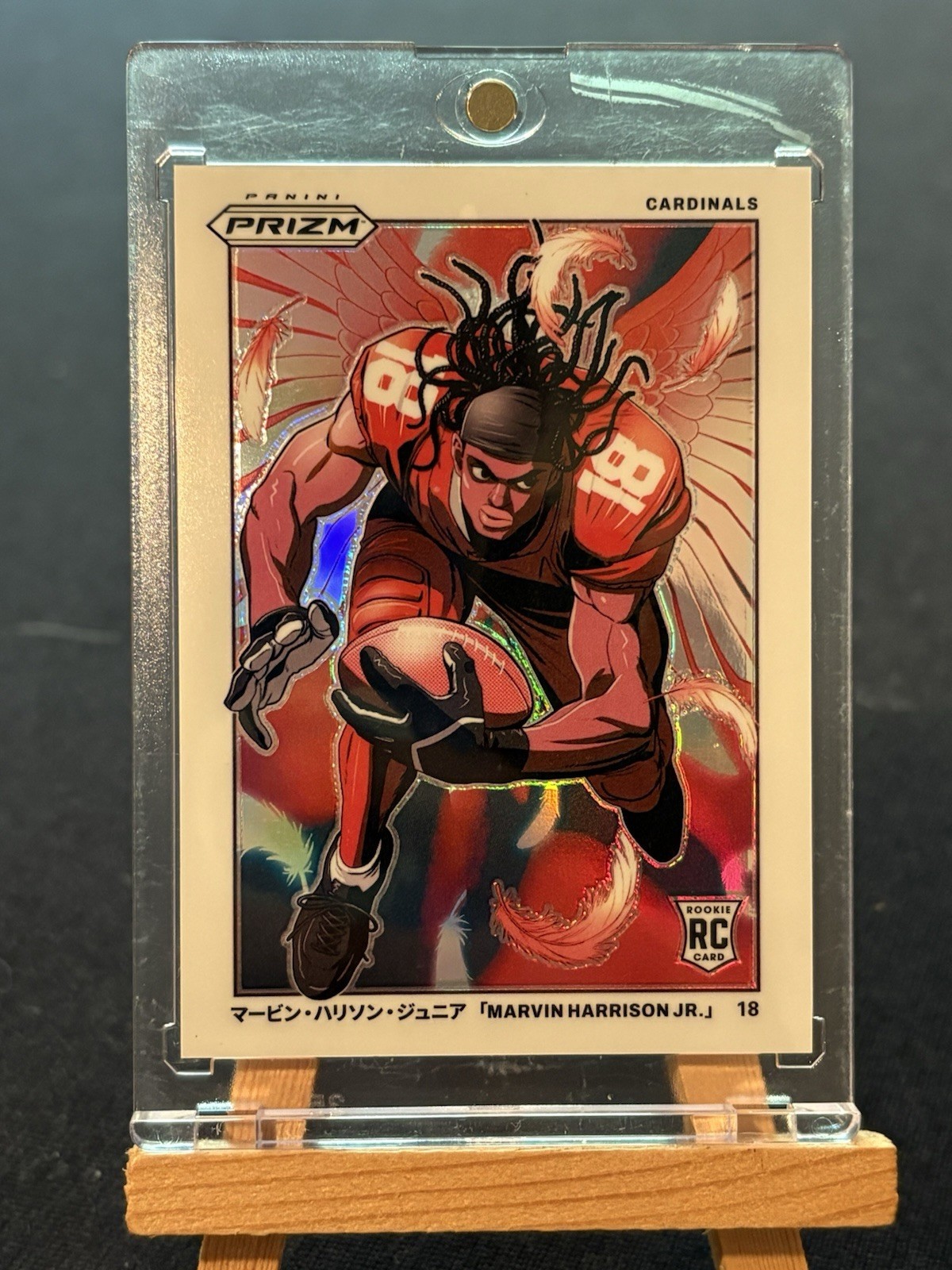 2024 Panini Prizm Marvin Harrison Jr Manga-Vertical RC Cardinals Rookie CASE HIT