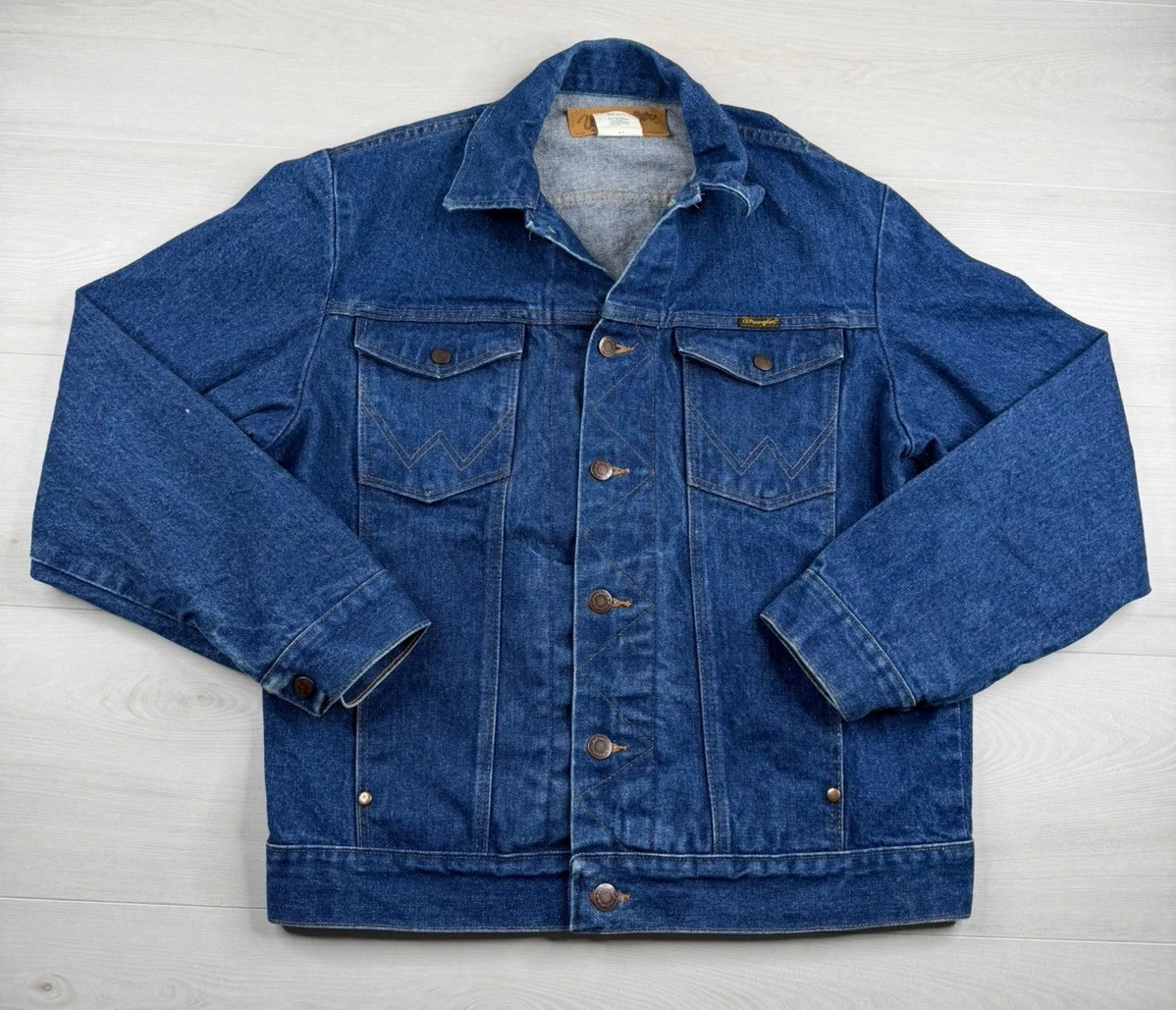vintage wrangler jean jacket products for sale | eBay