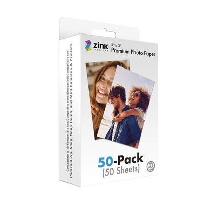 Zink 2''x3'' Premium Instant Photo Paper (50 Pack) Compatible 50 Pack, Mint
