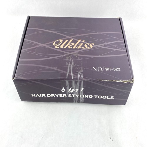 Ukliss 6 in 1, Hair Dryer Styling Tools, Model: WT-623-Open Box