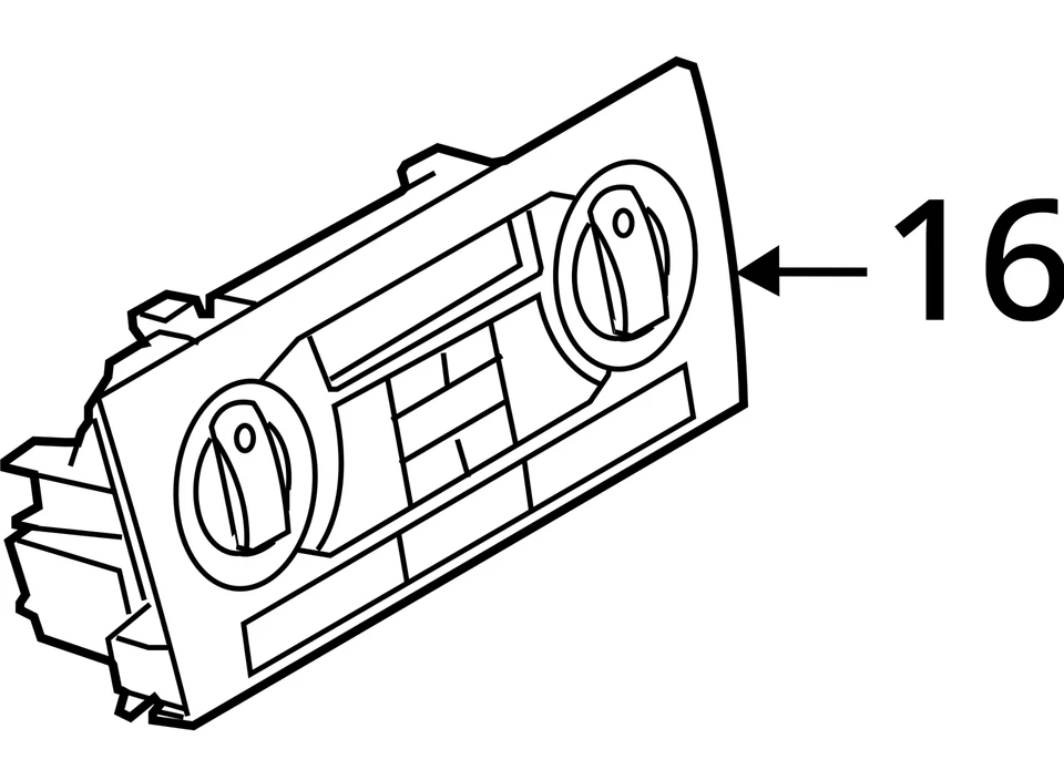 Control de clima térmico/aire acondicionado OEM sin asientos térmicos 09-13 AUDI A3 1303635 Foto 4 de 4