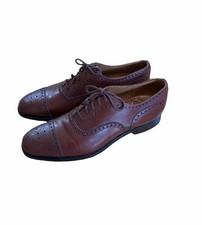 RARE Church's Custom Grade UK 8.5 C/US 9.5 Brown Wingtip Oxford Cap Toe Brogue
