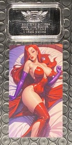 Not a baddie 💥 1 oz Silver Bar 🔥 Colorized 🔥 Sexy Jessica