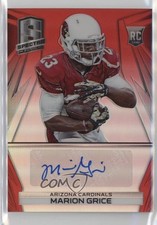 2014 Panini Spectra Rookie Auto Red Prizm 7/10 Marion Grice #297 Auto 09q5