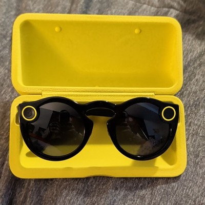 Snapchat Spectacles with charging case and cord 