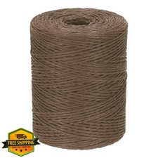 PATIKIL Raffia Yarn 328 Yard Natural Brown Crochet Paper Ribbon for Hat Bag