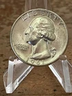 1961 Washington Quarter  BU  90% Silver 25c  # WX94  EXACT COIN