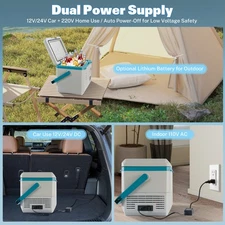 High Endurance Portable Car Refrigerator (45W 19L), Suitable for Camping