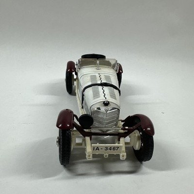 Vtg Burago 1928 Mercedes-Benz SSK 1:18 Metal DieCast Car Made in