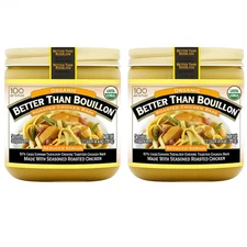 2-Pack Better Than Bouillon Organic Roasted Chicken Base Reduced Sodium 21 oz