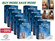 SMGT-GLP-1 Nano MicroNeedle Slimming Patch- 7days Results, Unisex Slimming Patch