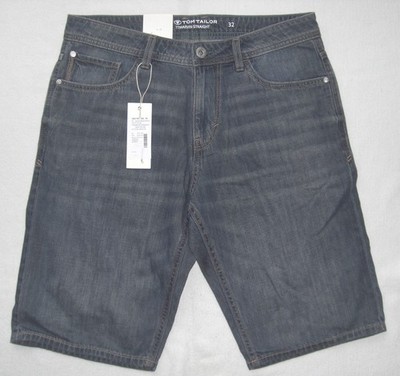 Tom Tailor Mens Jeans Short Cropped Trousers W32 Marvin Straight New + Unworn