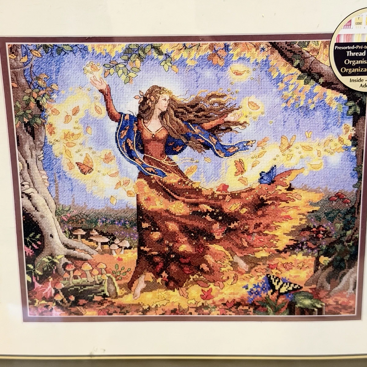 Dimensions Cross Stitch Kit Gold Collection 70-35262 Fall Fairy Ruth Sanderson