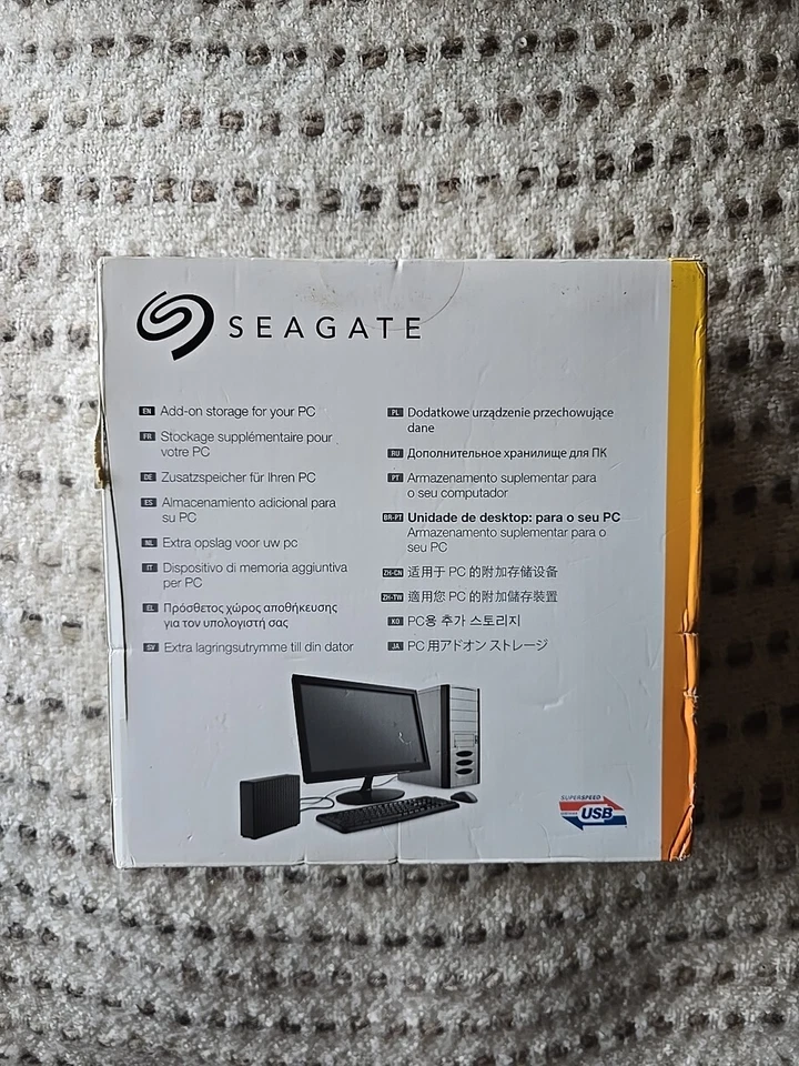 Seagate Expansion 3TB, External (STEB3000100) Hard Drive - Black New & Sealed - Image 2 of 3