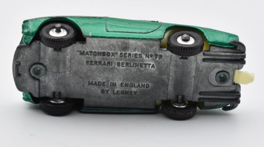 Matchbox 1-75 Regular Wheels #75 Ferrari Berlinetta verde scuro.... - Immagine 4 di 4