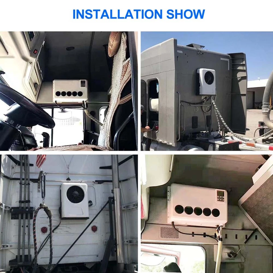 Climatiseur split 12V 12000 BTU pour cabine de camion – Autobus & Camping-cars - Photo 4/4