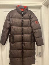 Knee Length Double Sided Monogram-print Puffer Jacket From Michael Kors