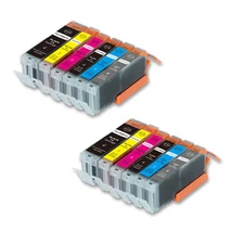 12 Pack New Replacement Ink Set for Canon Pixma 250 251 MG6320 MG7120 MG7520