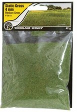Woodland Scenics New 2024 Static Grass Medium Green 4mm FS618